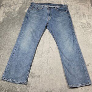 Levis 569 Jeans Mens 34X30 Blue Loose Straight Stretch Denim Workwear Western